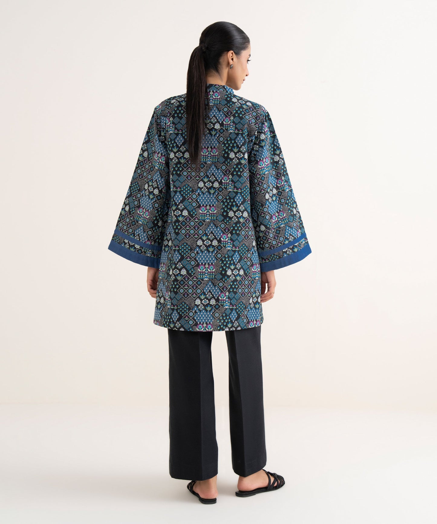 Women's Unstitched Lawn Printed Multi Two Piece Suit
