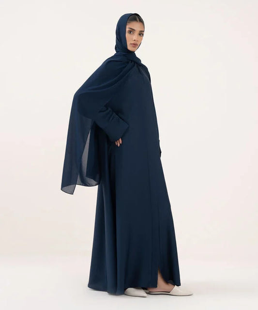 Button Through Kimono Abaya