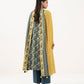 Women's Unstitched Cotton Printed Multi Three Piece Suit