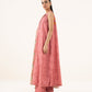 Women's Unstitched Light Khaddar Printed Pink Three Piece Suit