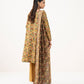 Women's Unstitched Cotton Printed Multi Three Piece Suit