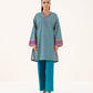 Women's Unstitched Lawn Printed Multi Two Piece Suit