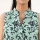 Women's Unstitched Lawn Printed Green Two Piece Suit