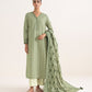 Women's Unstitched Lawn Printed Multi Three Piece Suit