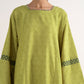 Women's Unstitched Lawn Printed Green Three Piece Suit