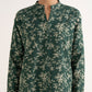 Women's Unstitched Lawn Printed Green Two Piece Suit